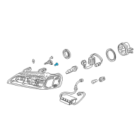 OEM 2000 Acura TL Screw, Tapping (4X10) Diagram - 93901-24210