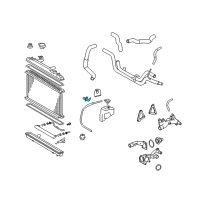 OEM 2019 Toyota RAV4 Overflow Hose Clamp Diagram - 90469-12014