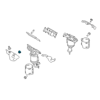 OEM Ford Manifold With Converter Nut Diagram - -W716011-S430