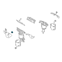 OEM Ford Police Interceptor Sedan Manifold With Converter Nut Diagram - -W716011-S430