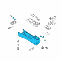 OEM 2006 Ford Fusion Console Body Diagram - 8E5Z-54045A36-DF