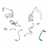 OEM 2010 Lexus HS250h Sensor, Oxygen Diagram - 89465-75010