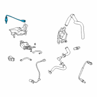 OEM 2010 Lexus HS250h Sensor, Air Fuel Ratio Diagram - 89467-75010