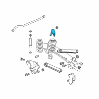 OEM 2007 Dodge Ram 3500 Bracket-Upper Shock Cup Diagram - 68194635AA