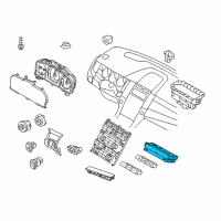 OEM 2011 Ford Taurus Dash Control Unit Diagram - BG1Z-19980-C