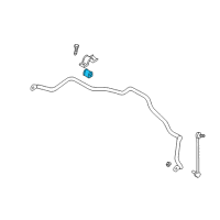 OEM 2003 Dodge Stratus BUSHING-SWAY Bar Diagram - MR589817