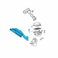 OEM 2005 Nissan Altima Duct Assembly-Air Diagram - 16554-8J110