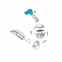 OEM Nissan Altima Pipe Assembly Air Diagram - 16576-8J115