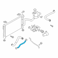 OEM Ford Edge Hose Diagram - AT4Z-8A505-A