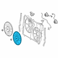 OEM 2020 Lexus RX350L Fan Diagram - 16361-0P420