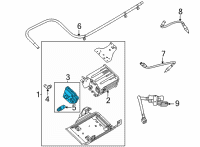 OEM 2015 Ford E-350 Super Duty Vapor Separator Diagram - 9U5Z-9B328-A