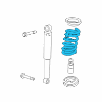 OEM 2014 GMC Terrain Coil Spring Diagram - 20941297
