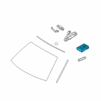 OEM 2002 BMW 330i Rain And Light Sensor Diagram - 61-35-6-923-954