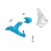 OEM 2018 Chevrolet Malibu Lower Control Arm Diagram - 84198830