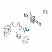 OEM 2017 Infiniti Q70 Hose Assy-Brake, Front Diagram - 46210-1MM4A