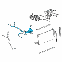 OEM 2016 Chevrolet Silverado 1500 Hose & Tube Assembly Diagram - 84459871