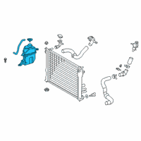 OEM 2022 Lexus NX350h Inlet Sub-Assembly, WATE Diagram - 16031-25040