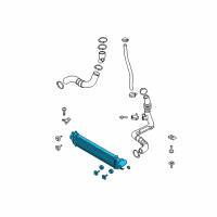 OEM Lincoln Intercooler Diagram - HG9Z-6K775-A