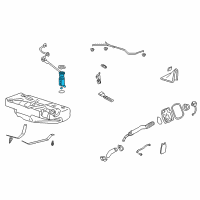 OEM 2002 Buick LeSabre Fuel Pump Diagram - 19369904