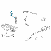 OEM 2003 Buick LeSabre Harness Asm-Fuel Level Sensor Wiring Diagram - 12178462