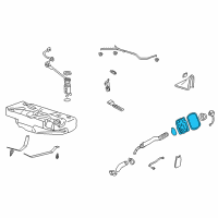 OEM 2004 Cadillac DeVille Housing Asm-Fuel Tank Filler Pipe Diagram - 25659739