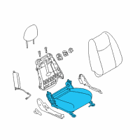 OEM Nissan Leaf Cushion Assy-Front Seat Diagram - 87300-3NA8A