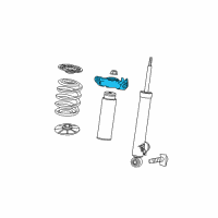 OEM 2013 Buick LaCrosse Strut Mount Diagram - 39112228