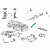 OEM 2016 Dodge Dart Hose-Fuel Filler Diagram - 68091427AA