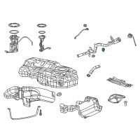 OEM Chrysler Clip-Fuel Line Diagram - 6510885AA