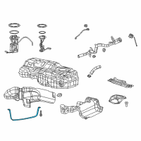 OEM 2015 Chrysler 200 Strap-Fuel Tank Diagram - 68104838AC