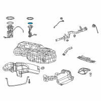 OEM Dodge Seal-Fuel Pump And Level Unit Diagram - 5105331AA