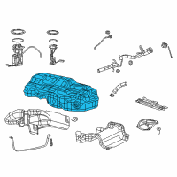 OEM 2021 Jeep Cherokee Fuel Tank Diagram - 68247924AA