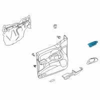 OEM 2006 GMC Envoy XL Switch Assembly Diagram - 25866992