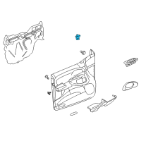 OEM 2004 Chevrolet Trailblazer EXT Mirror Switch Diagram - 15040500