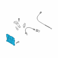 OEM 2007 Kia Rondo Engine Ecm Control Module Diagram - 391093E632