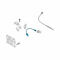 OEM 2009 Kia Optima Crankshaft Position Sensor Diagram - 391803E100