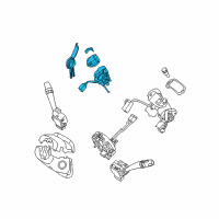 OEM Kia Rondo Ignition Lock Cylinder Diagram - 819001DA01