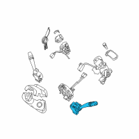 OEM 2007 Kia Rondo Lever Assembly-Lighting Diagram - 934101D000