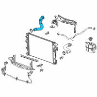 OEM 2017 Chevrolet Malibu Lower Hose Diagram - 84021222