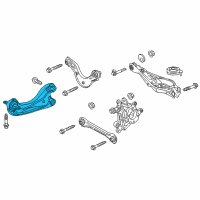 OEM Honda CR-V Trailing Arm Complete, L Diagram - 52365-TLA-A02