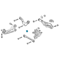 OEM Honda Accord Nut, Self Lock 12M Diagram - 90364-TBA-A00