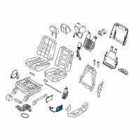 OEM 2012 Lincoln MKT Adjuster Switch Diagram - 8A5Z-14A701-AA