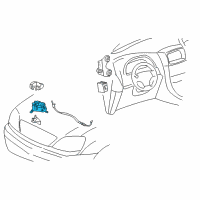 OEM Toyota Actuator Assy, Cruise Control Diagram - 88200-48020