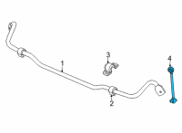 OEM Acura RDX Link Complete , Rear Diagram - 52325-TJB-A00