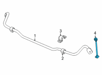 OEM 2019 Acura RDX Link Complete , Rear Diagram - 52325-TJB-A00