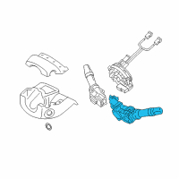 OEM 2015 Hyundai Elantra Switch Assembly-Lighting & Turn Signal Diagram - 93410-4R110