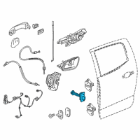 OEM 2018 Chevrolet Colorado Door Check Diagram - 23360940