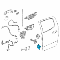 OEM 2016 GMC Sierra 1500 Lower Hinge Diagram - 20986578