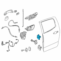 OEM 2017 Chevrolet Tahoe Upper Hinge Diagram - 20986576