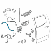 OEM 2017 GMC Canyon Control Cable Diagram - 52031126